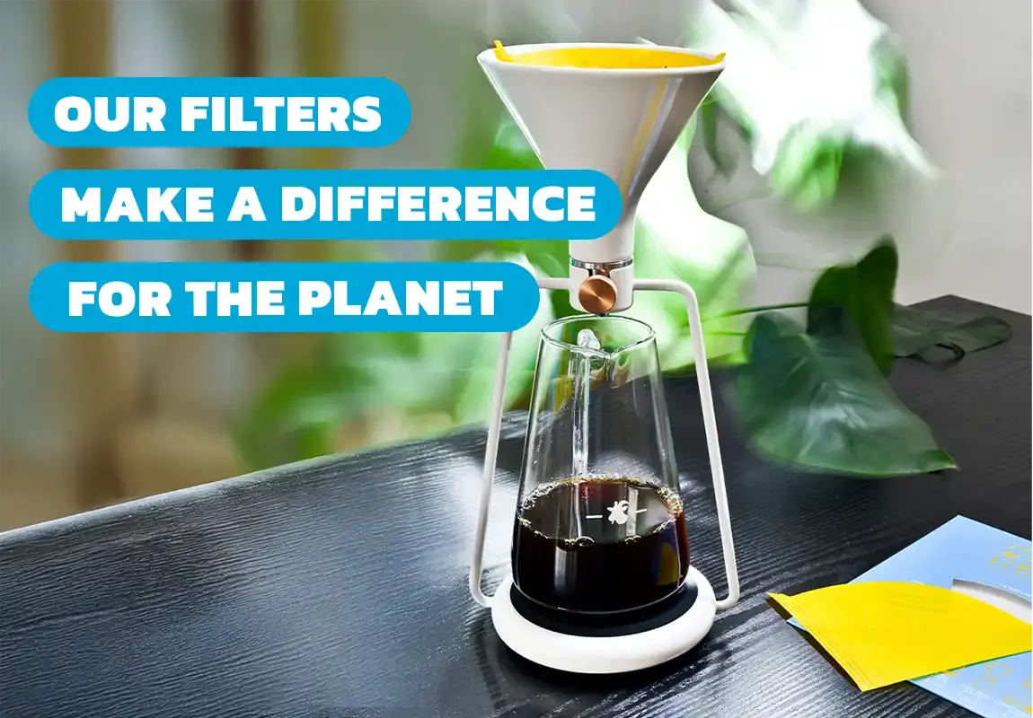 sustainable filters for filtered coffee